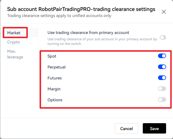 Market-settings-for-sub-account-OKX